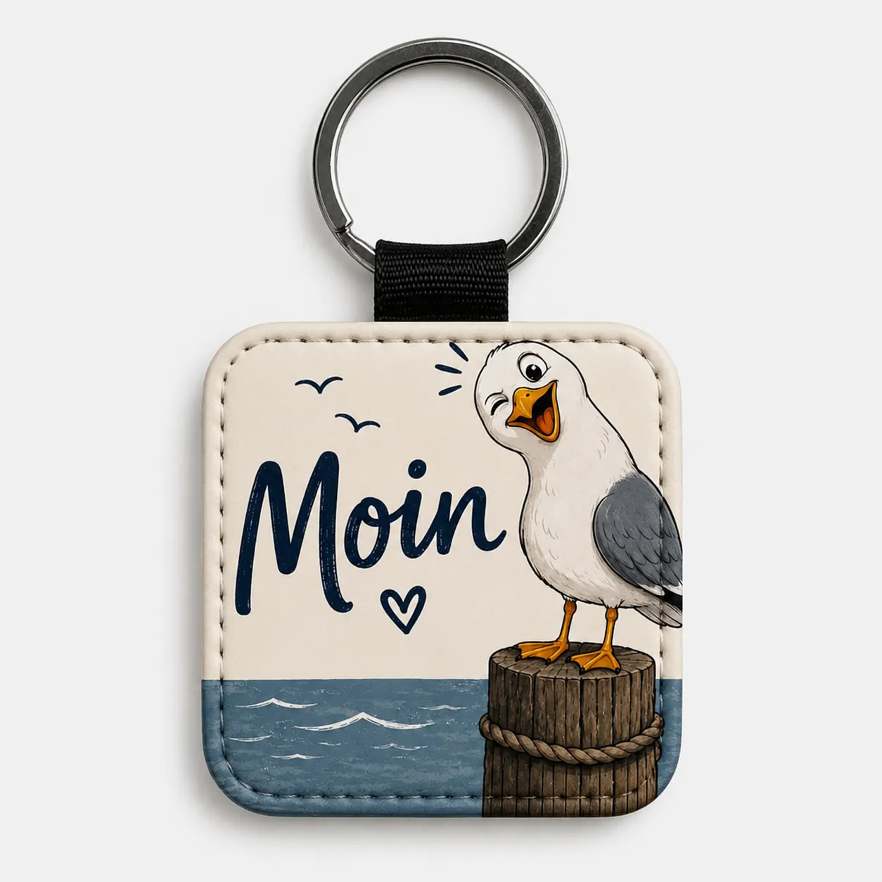Möwenanhänger „Moin“